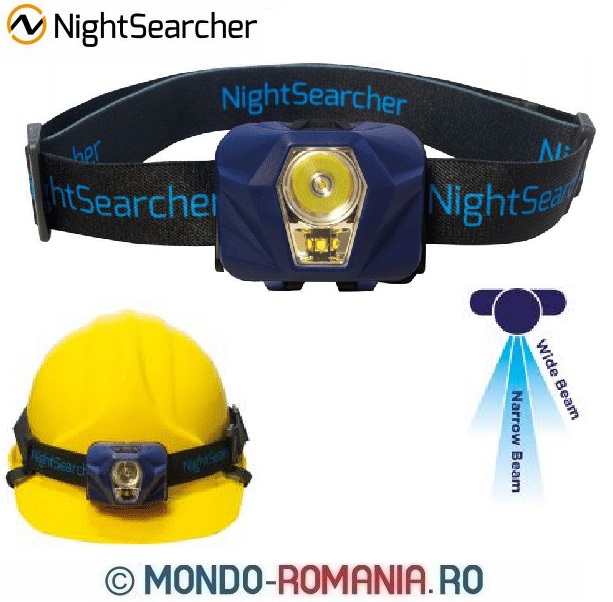 Lanterna profesionala de cap LED NightSearcher HT340 - Lanterne profesionale de cap
